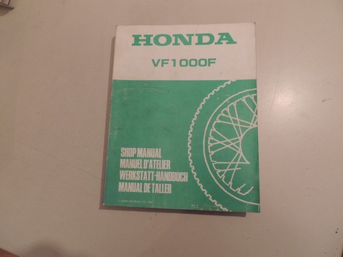 Honda 1000 1984 manuale - honda, vf