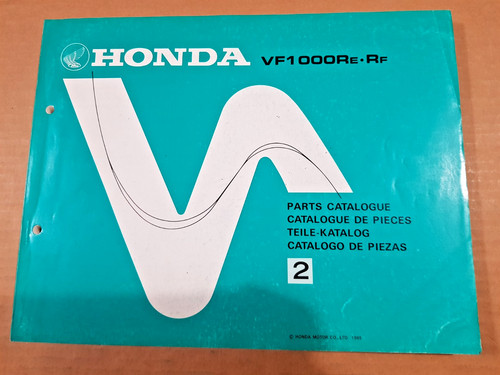 Catalogo ricambi honda - vf, 1000