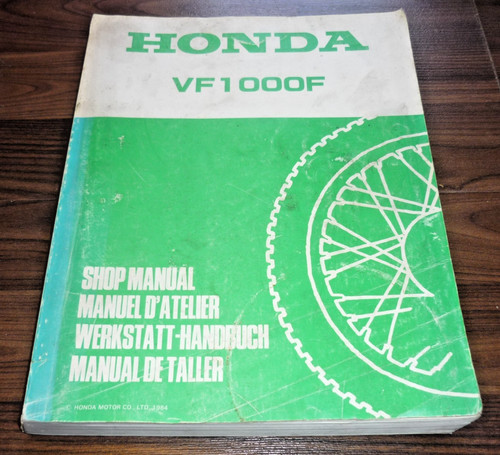 Manuale officina honda - honda, vf1000f